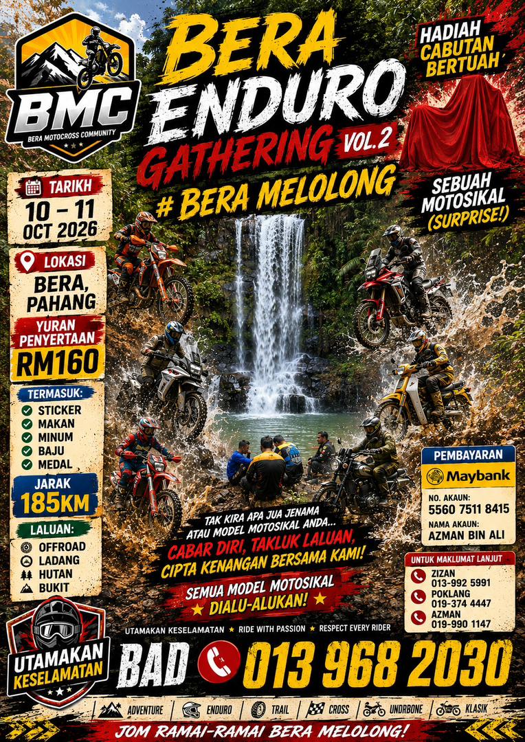 Bera Enduro Gathering Vol. 2 poster